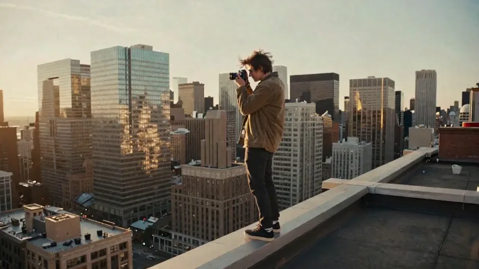 Rooftop camera video case preview